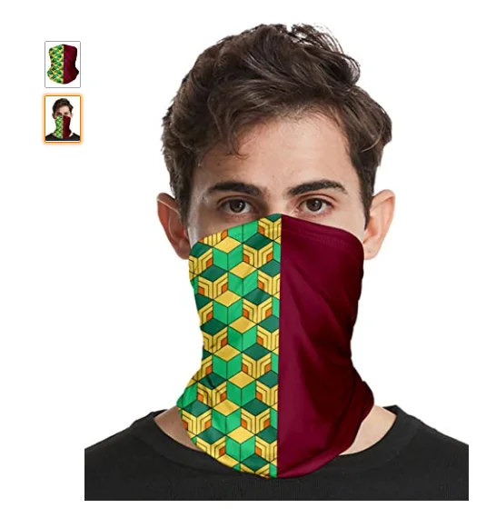 

Lightweight and Breathable Scarf Headband Wristband Face Mask Headband Seamless Breathable Neck Brace Mouth guard For Adults