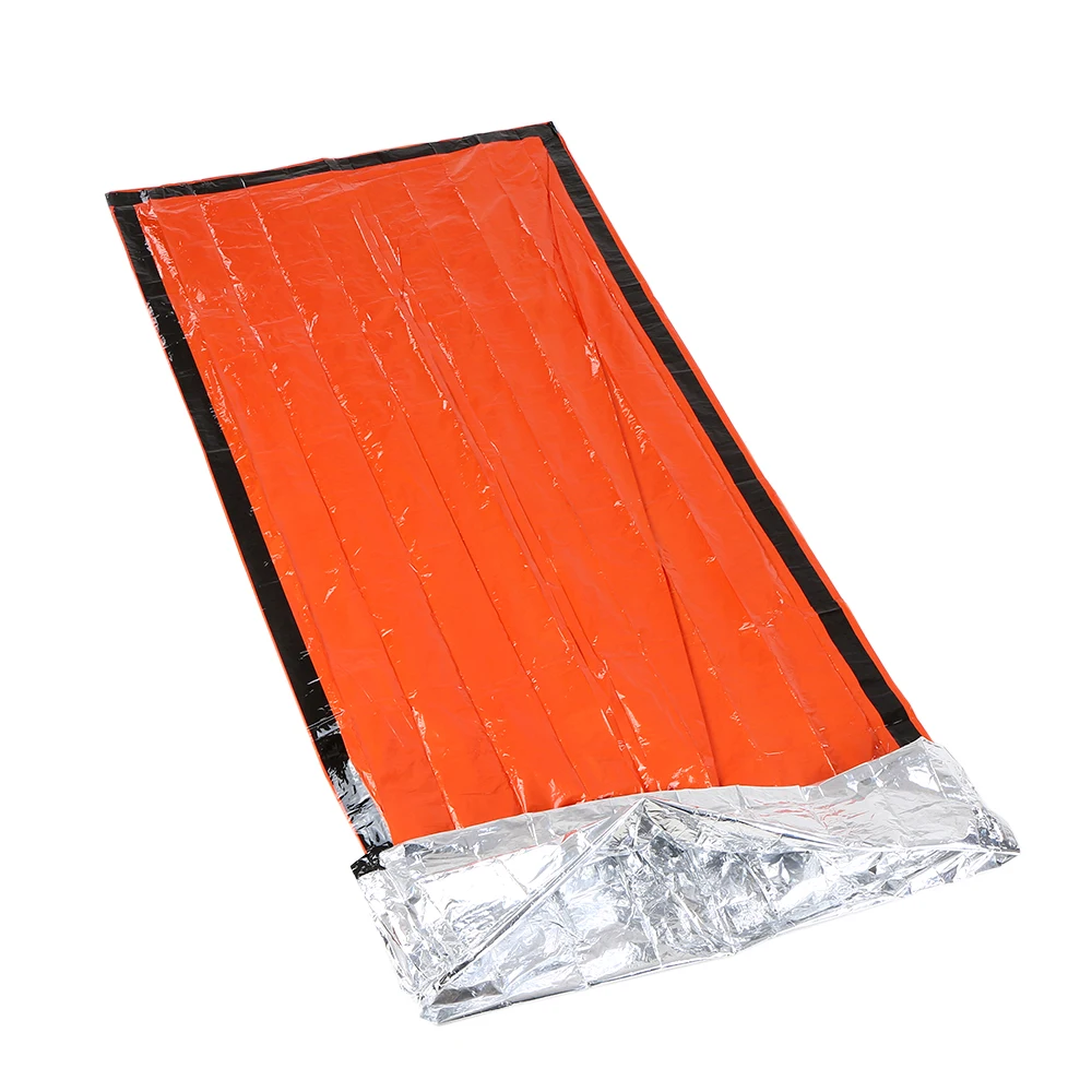 Портативный спальный мешок для кемпинга сверхлегкий улицы аварийный с кулиской