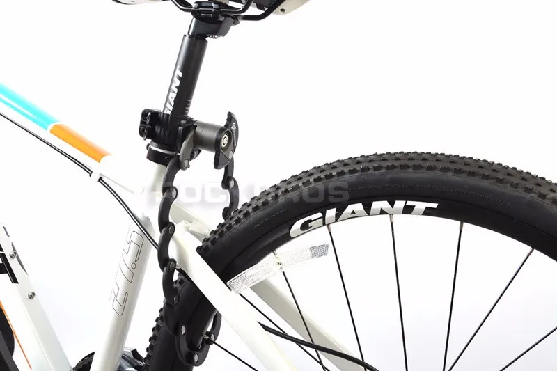 ROCKBROS MTB дорожный велосипед Противоугонная Мини Складная цепь замок складные замки Гамбург замок велосипедный цикл Велосипедные замки 4 цвета