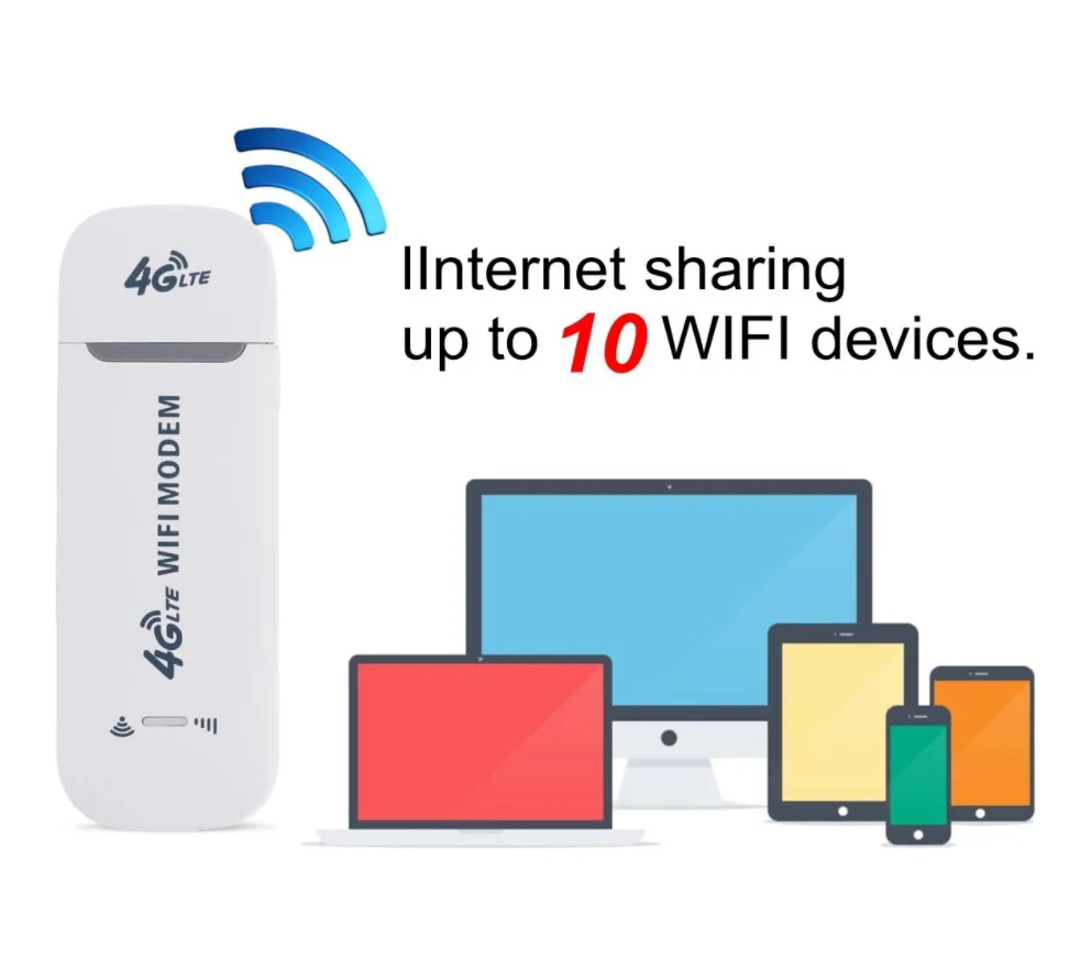 Разблокированный и универсальный беспроводной модем 3G 4G USB LTE WiFi Dongle Wingle |