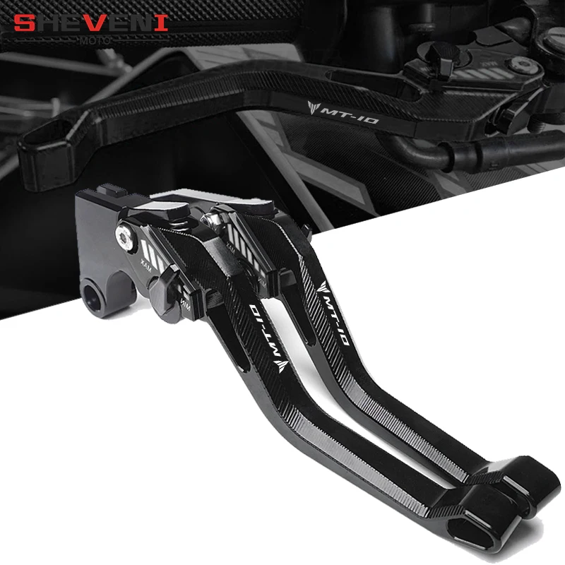 

LOGO MT10 For YAMAHA MT-10 MT 10 MT10 FZ-10 2016 2017 2018 2019 CNC Aluminum Motorcycle Accessories Short Brake Clutch Levers