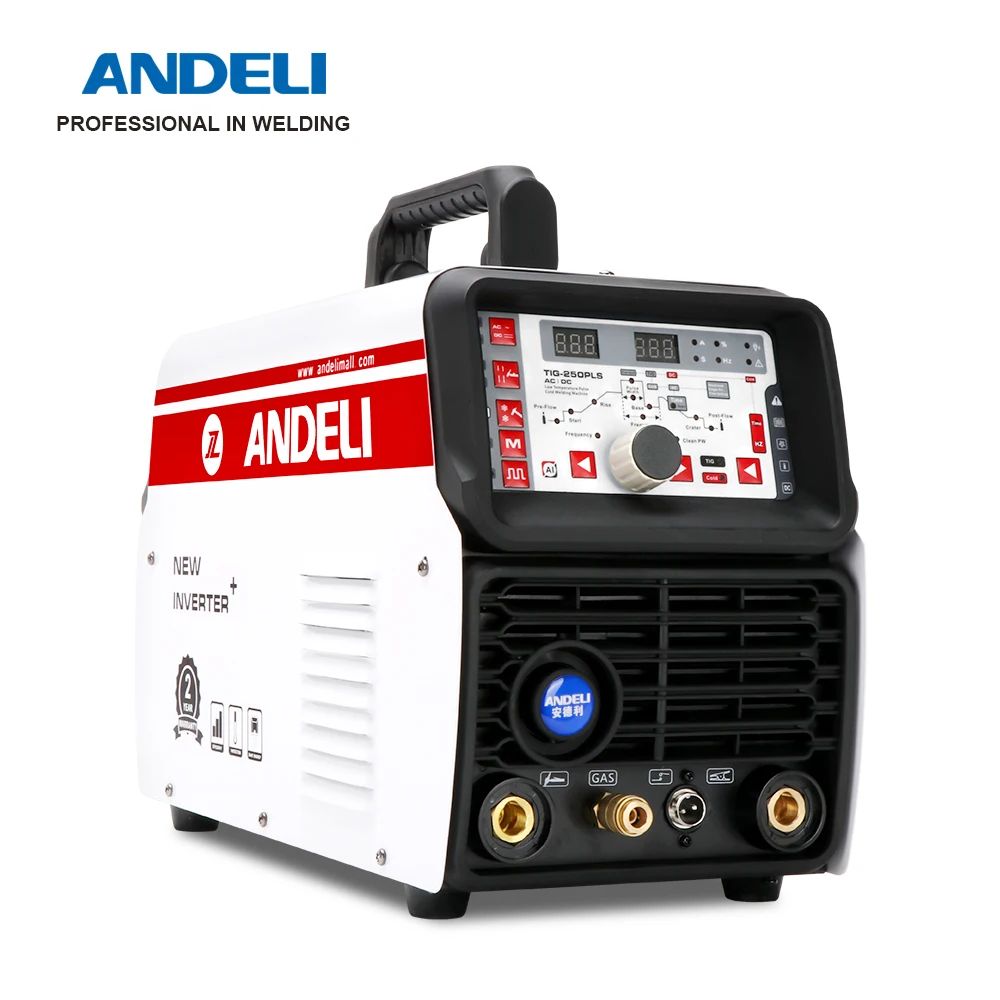 ANDELI TIG Welding Machine 110V/220V TIG-250PLS Welder HF Pulse Cold | Инструменты