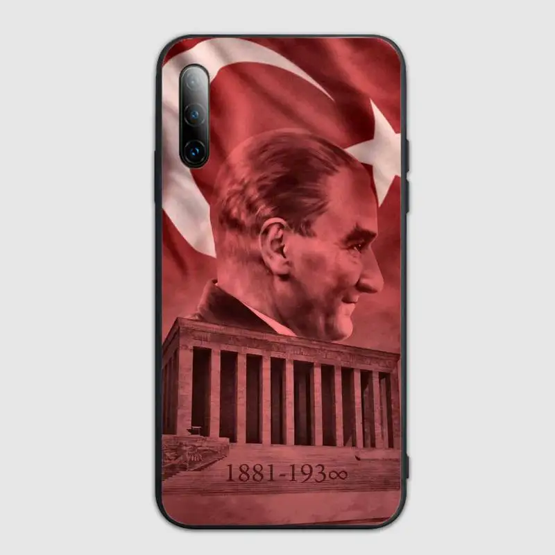 

Turkey Mustafa Kemal Ataturk Phone Case For Samsung S Note20 10 2020 S5 21 30 ultra plus A81 Cover Fundas Coque