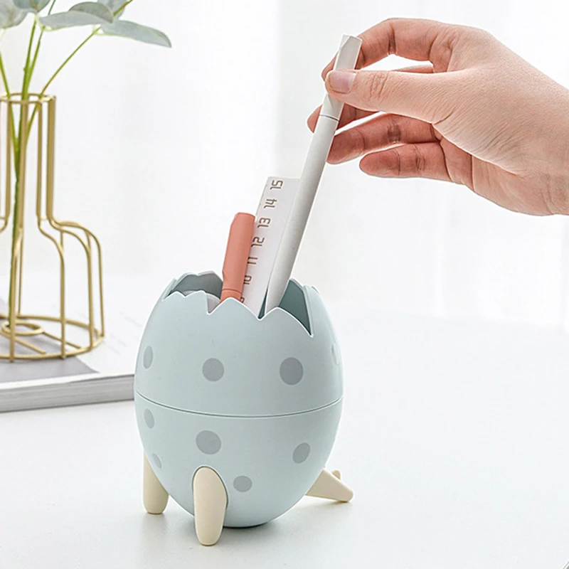 Креативный держатель для ручек в форме яйца динозавра настольный органайзер