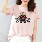 Футболка My Hero Academia Bakugou Katsuki, Женская Футболка Harajuku Ullzang, модная футболка 90s, Забавные футболки с рисунками, топы, футболки