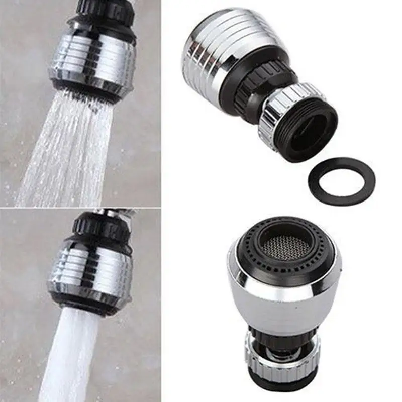 

1PCS 360 Degree Splash Proof Head Bathroom Kitchen Faucet Short Aerator Filter Water Saving Cool Nozzle Connector Shower