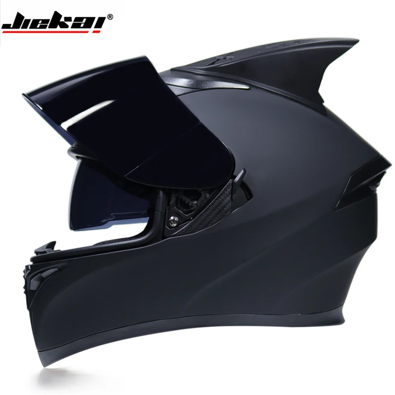 Мотоцикл JIEKAI шлем для мотокросса гоночный мотоциклетный на все лицо с двойным
