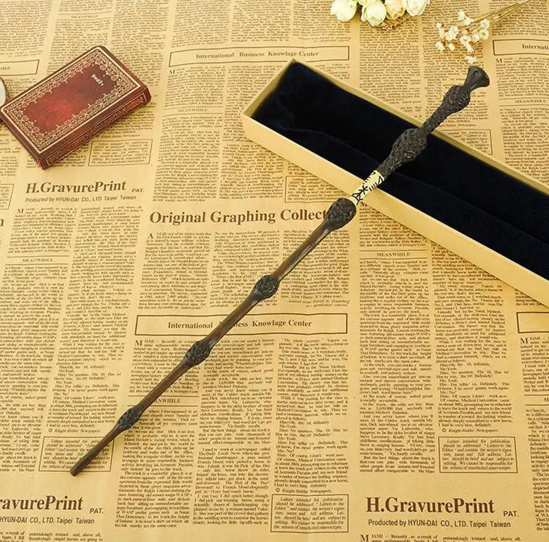 Оригинальная версия металлический сердечник Deluxe COS Colsplay Core Luna Voldemort Гермиона Волшебная волшебная палочка подарочная упаковка