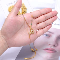 juwang 2021 new women chokers necklaces diy lock key pendant clavicle chain necklace trendy jewelry collar for party decoration