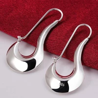the new selling standard 925 sterling silver jewelry korean creative shoes shape ball silver long dangle earrings for women 2021