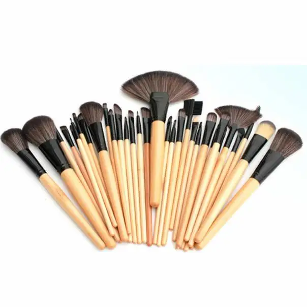 

HAICAR Brush 32pcs makeup brush set real techniques Professional Soft Cosmetic Eyebrow Shadow Makeup Brush Set Kit Pouch Bag
