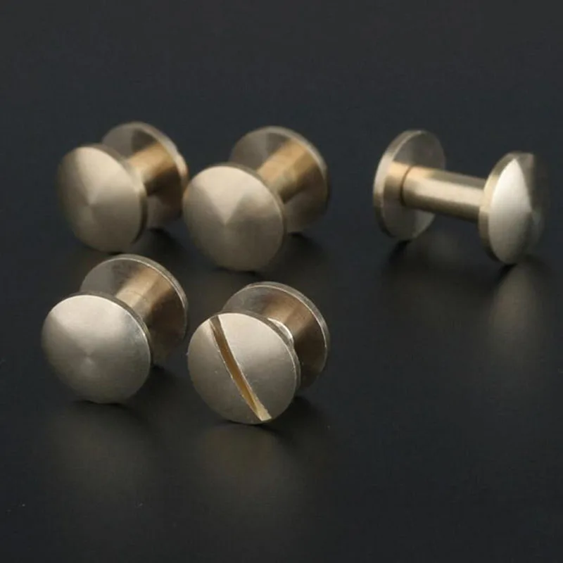 1 шт. 8*4*4/5 мм дугообразный комплект винтов из латуни заклепки кошелек сумка ремень