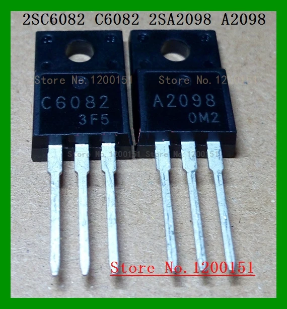 10 шт./лот = 5 пар 2SC6082 2SA2098 C6082 A2098 2SA2099 2SC5888 A2099 C5888 2SA2210 A2210 TO220F|Интегральные схемы| |