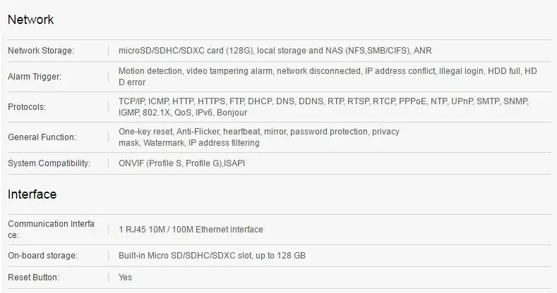 8 МП(4 K) ИК фиксированная пуля сетевая камера DS-2CD2T83G0-I5 Hikvision Оригинальная английская версия