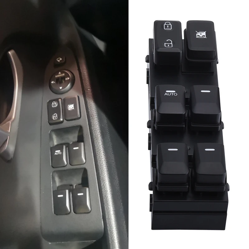 Комплект кнопок переключателя на окно для Kia Sportage 2011 2012 2013 2014 2015 OE #93570-1X000 |