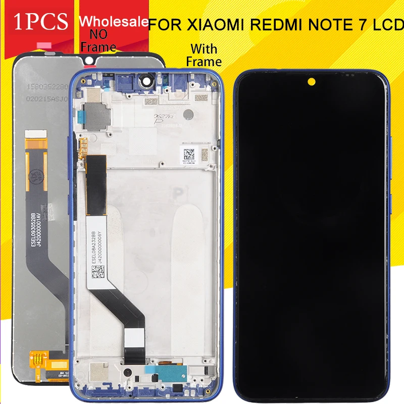 Dinamico Promotion Note 7 Lcd для Xiaomi Redmi Note 7 Pro Lcd дисплей кодирующий преобразователь сенсорного экрана в сборе с рамкой