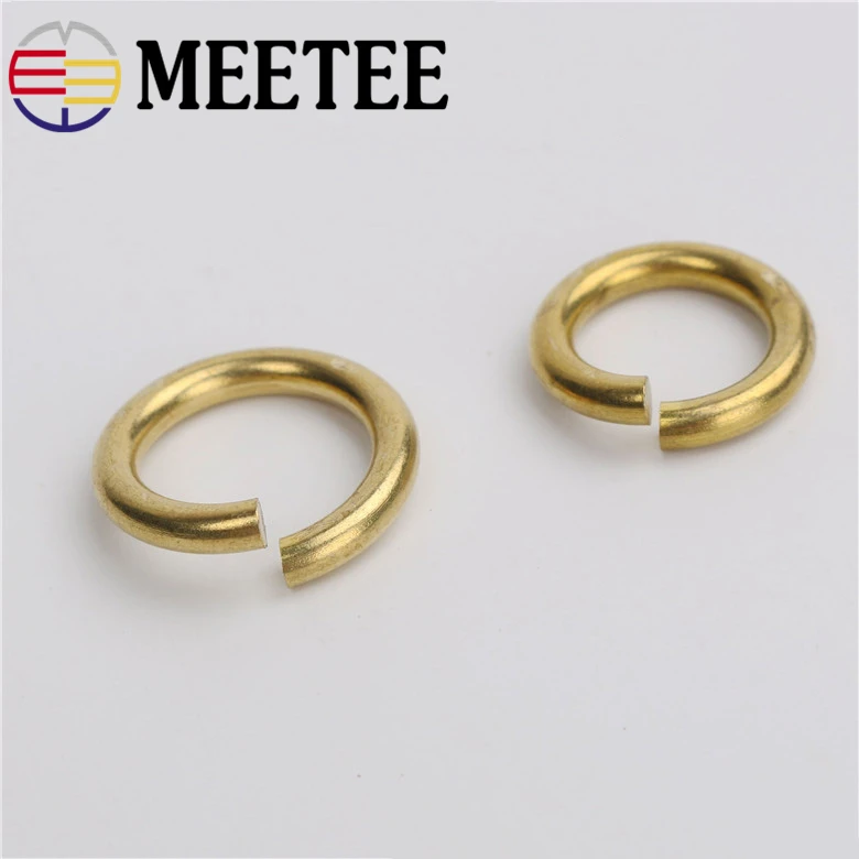 20 шт. Meetee открытое уплотнительное кольцо из чистой меди соединительное латунное