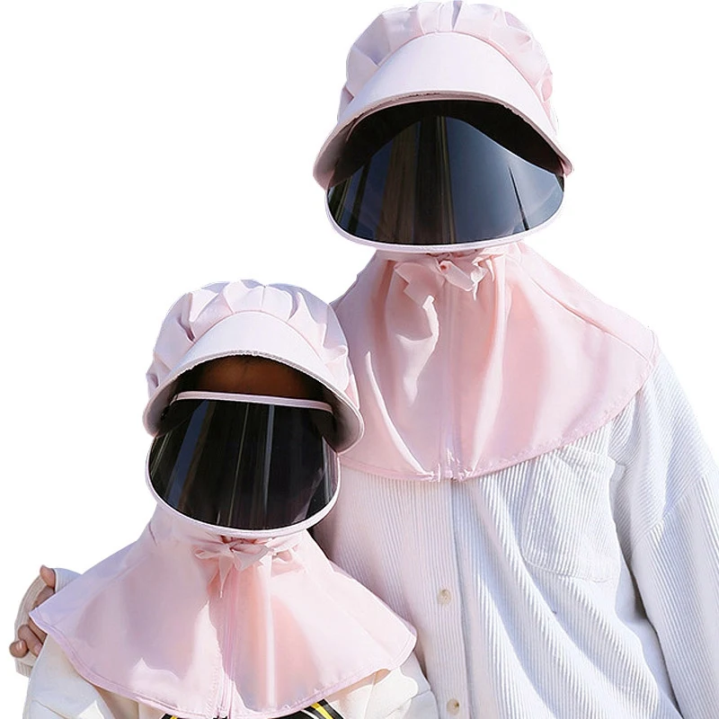 Шляпа для женщин со скидкой для взрослых и детей с широкими полями и защитой лица от пыли, каплями и УФ-лучей на пляже рыбака.