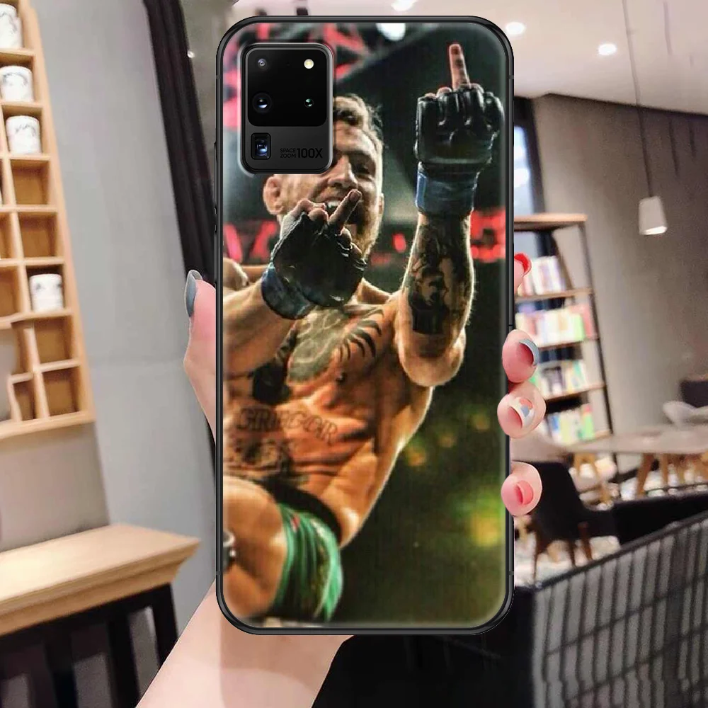 Чехол Conor McGregor для Samsung Galaxy Note 4 8 9 10 20 S8 S9 S10 S10E S20 Plus UITRA Ультрачерный чехол из ТПУ -