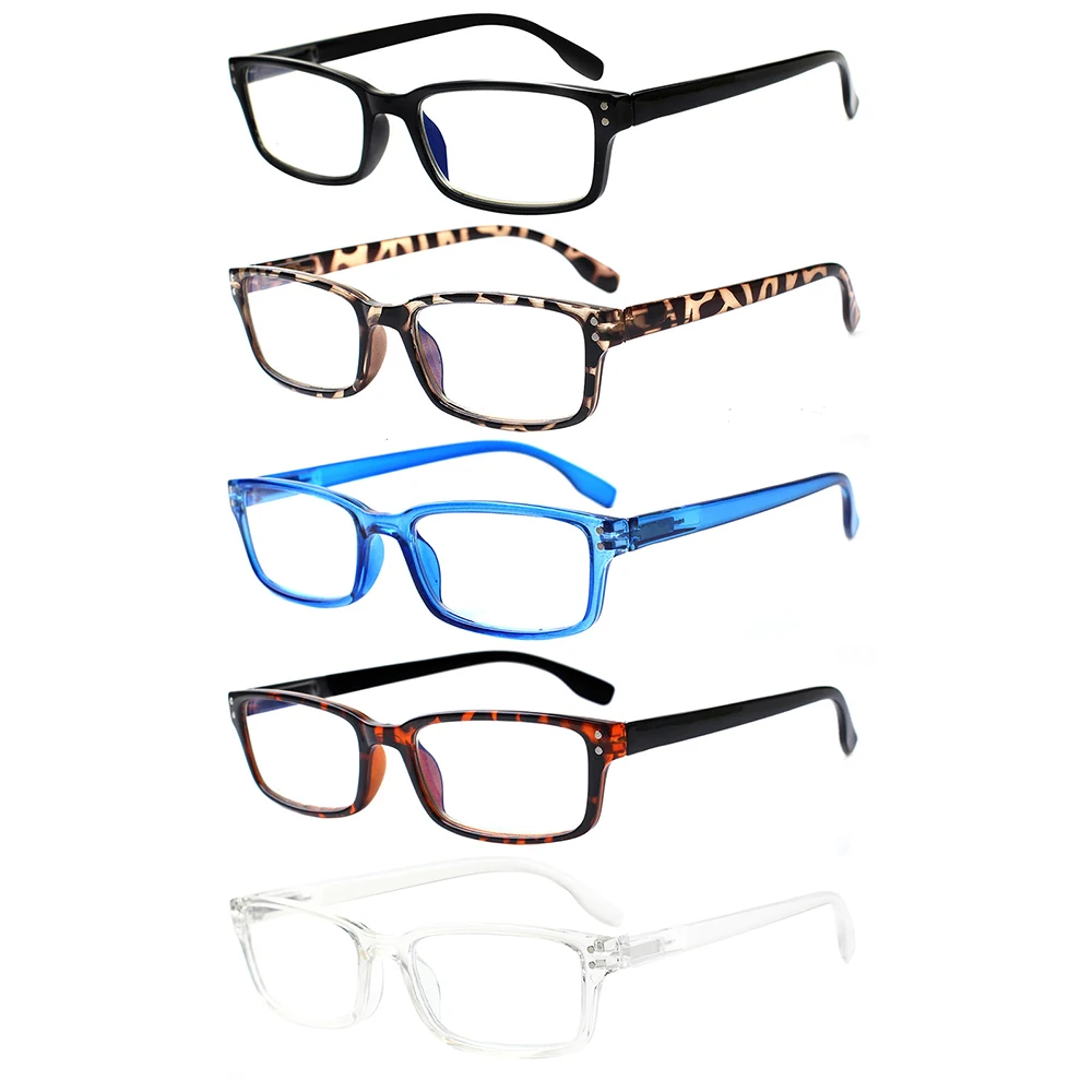 5 пар очков для чтения считыватели с пружинными петлями мужчин и женщин мужские