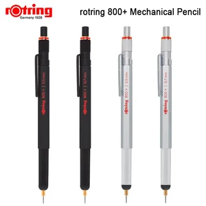 Металлический механический карандаш Rotring 800 +, 0,50,7 мм, черныйсеребристый Многофункциональный конденсаторный стилус, 1 шт.