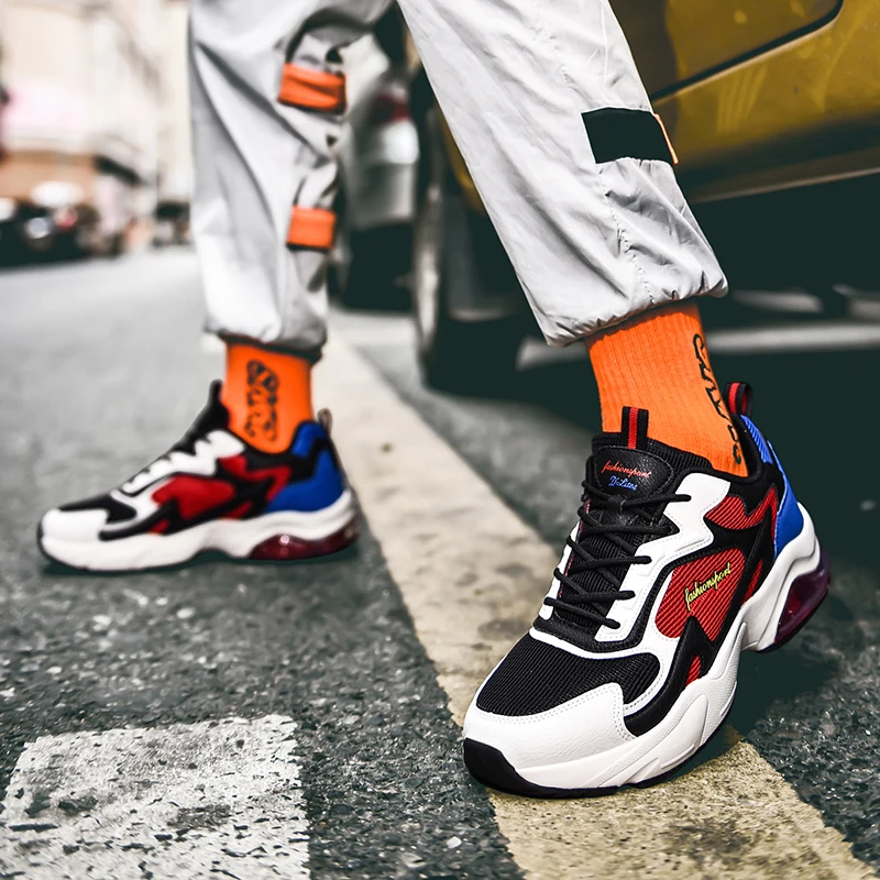 

Sneakers Black Mens Platform Sneakers Men Sneaker Male Star White Korean Safety Sport Shoes Flat Summer Sports For Man