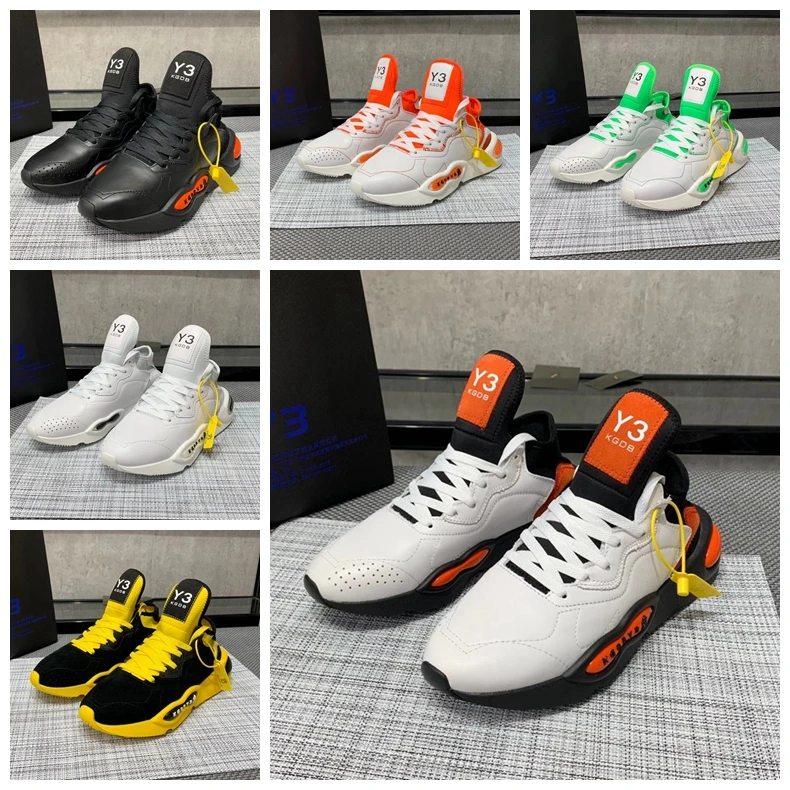 

Leather shoes fashion European and American street men and women sports shoes leisure height lovers KGDB Y3 shoes Daddy shoes