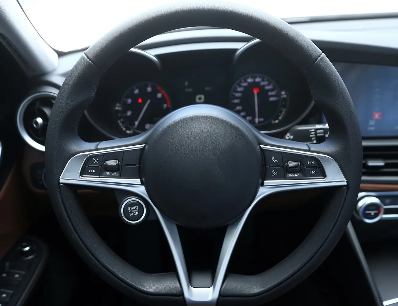 Хромированный чехол на руль для Alfa Romeo Giulia Stelvio 2017 2018 ABS | Автомобили и мотоциклы