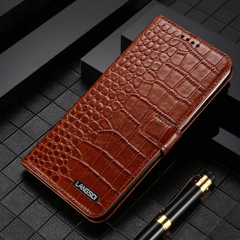 

Genuine Leather Flip Case for Realme 6 7 8 9 Pro GT Neo 2 3 2T GT Master Explorer Cover For OPPO Reno 8 7 6 Pro Find X5 X3 Pro