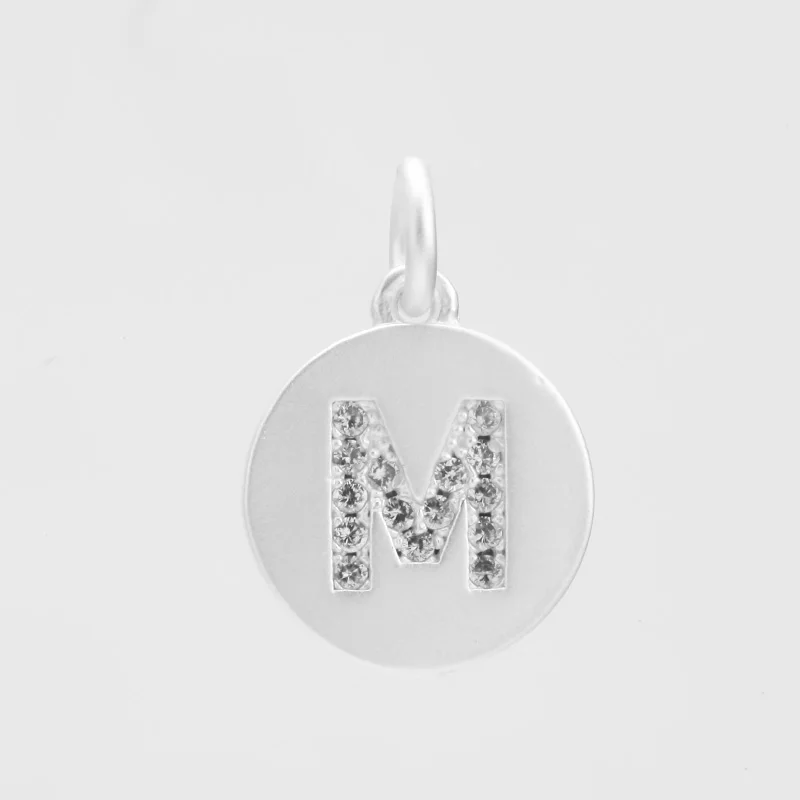 Шармы для изготовления ювелирных изделий серебристые Подвески с 26 буквами