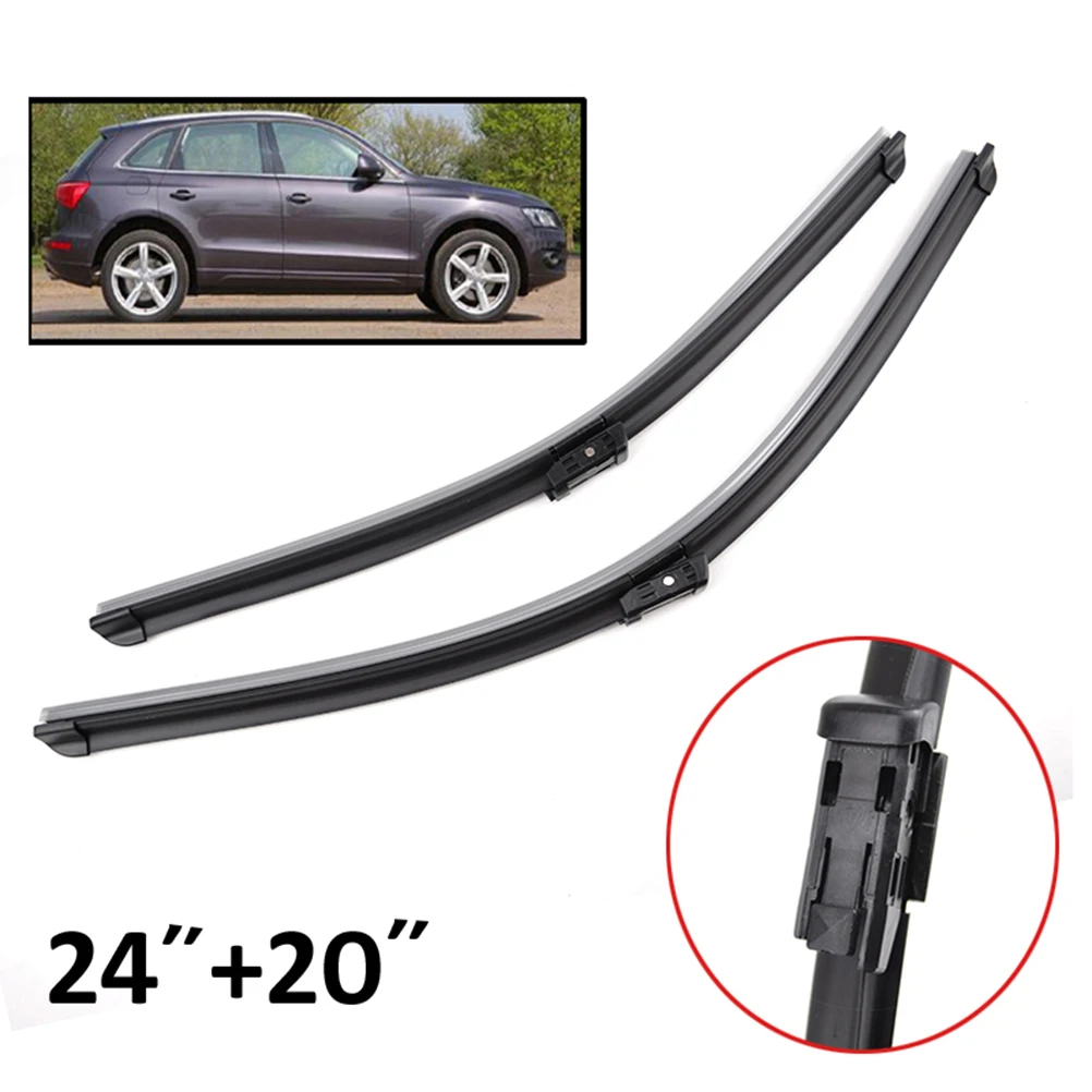Набор щёток стеклоочистителя Xukey для Audi Q5 SQ5 MK1 2008 2009 2010 2011 2012 2013 2014 2015 2016 2017 24 20 13