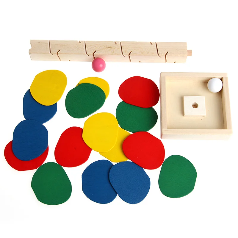 

Wooden Ball Run Track Tree Baby Kids Children Intelligence Educational Toys 634F