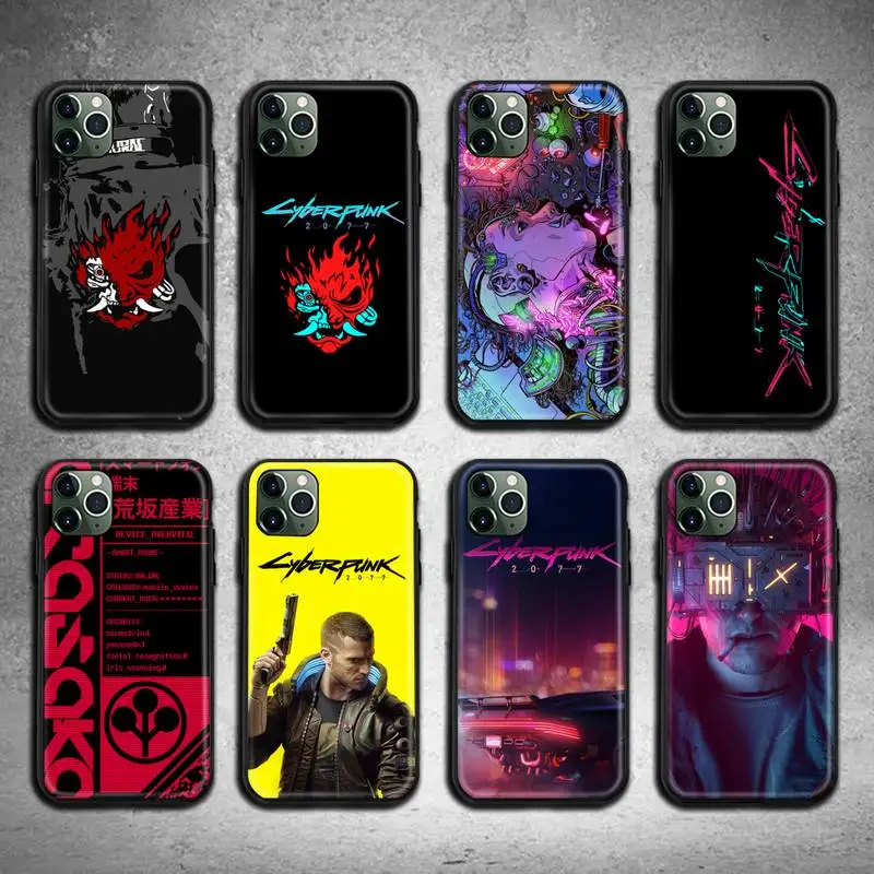 Чехол для телефона Game Cyberpunks iphone 12 11 Pro Max Mini XS 8 7 6 6S Plus X 5S SE 2020 XR чехол|Бамперы| |