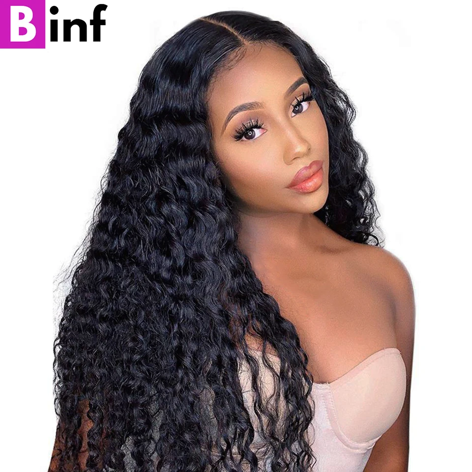 13X6 волнистые человеческие волосы парики на фронте шнурка предварительно