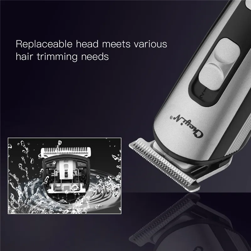 

Electric Hair Clipper Rechargeable Cordless Hair Trimmer Low Noise Hair Cutting Beard Shaver Men Barber Portable Cutter Machine