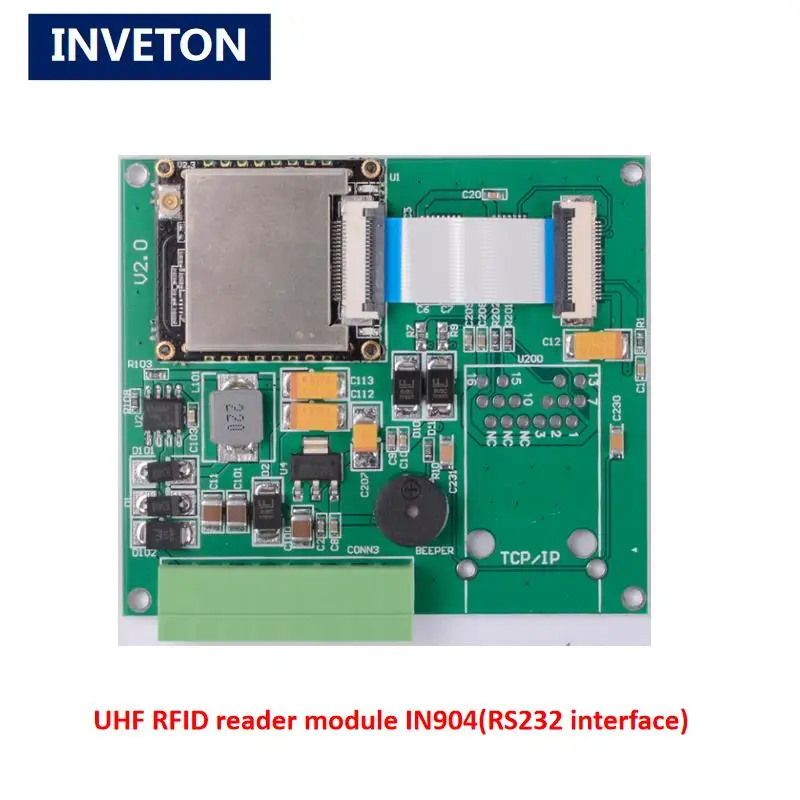 1 шт. мини RS232 Wiegand Ethernet 2 м плата UHF RFID ридер модуль 2dbi керамическая антенна с биркой