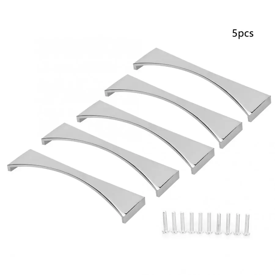 5 шт Бытовой Современный ящика шкафа дверная ручка для двери мебельная фурнитура