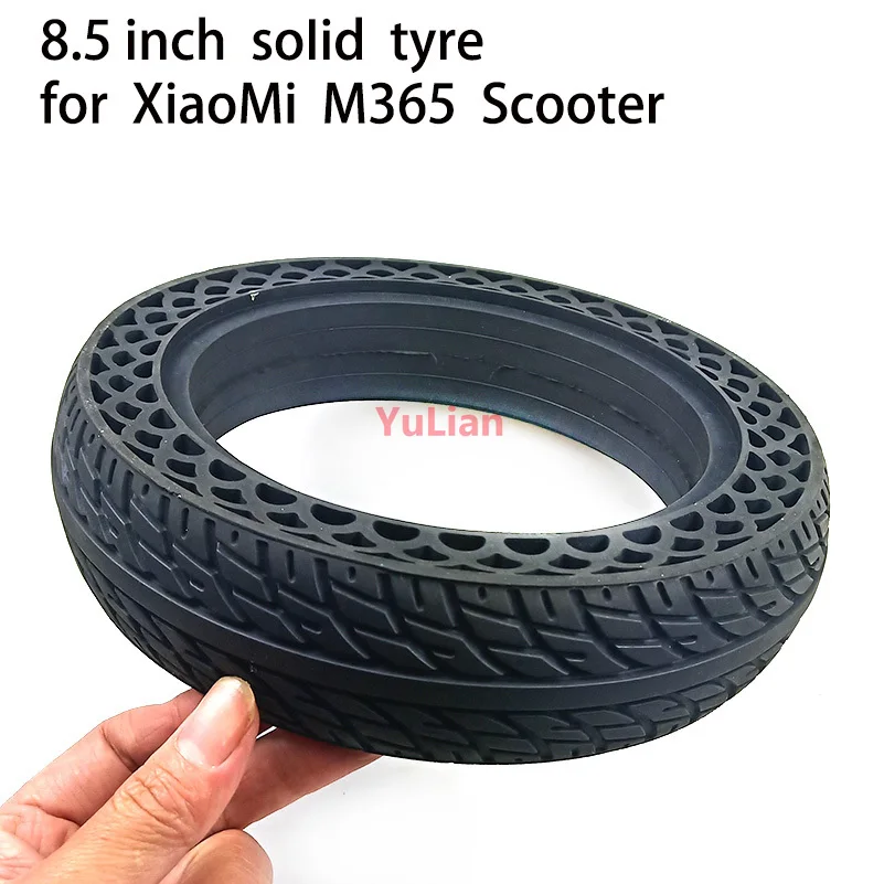 

Electric Scooter Porous Tire for XIAOMI Rubber Tyre Explosion-proof 8.5in Solid Rubber Tire for Xiaomi Mijia M365