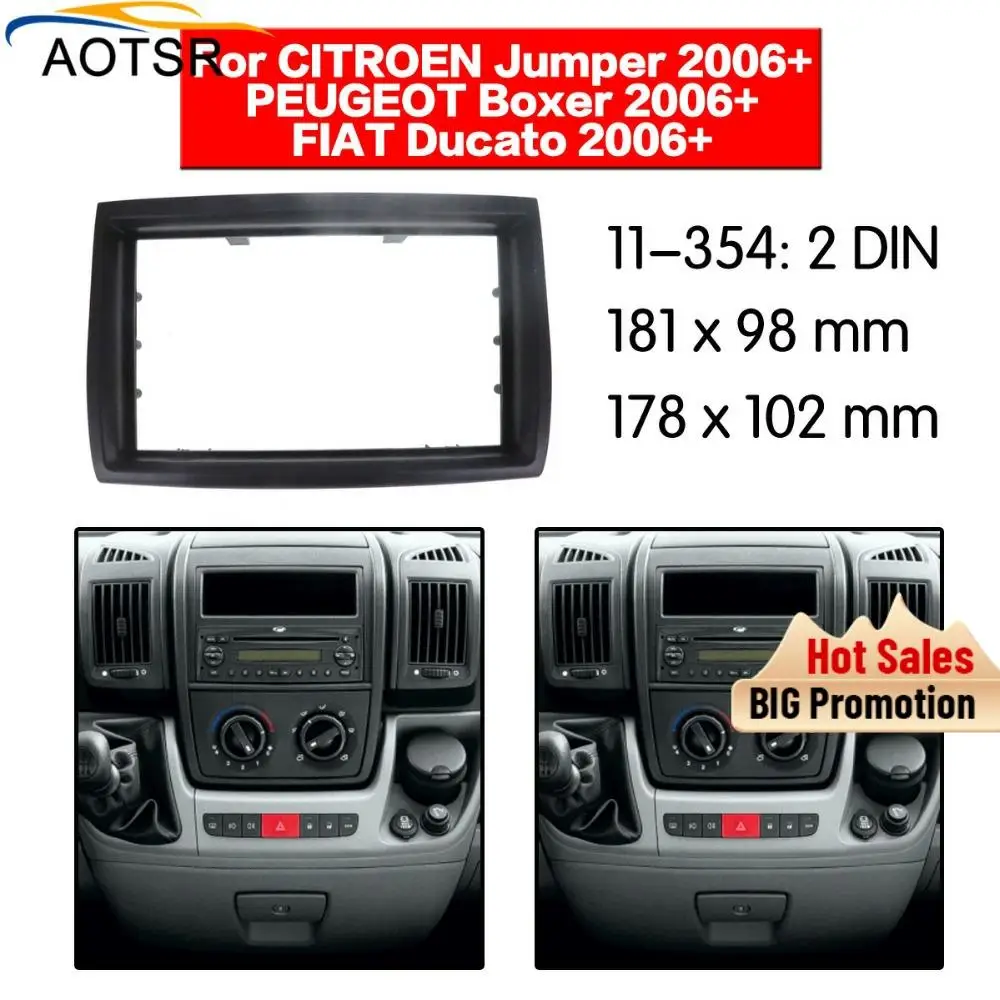 

Автомагнитола Facia для 2006 + Citroen Jumper FIAT Ducato 2006 + 2DIN, dvd-плеер, автомобильная стереосистема, установка на приборную панель