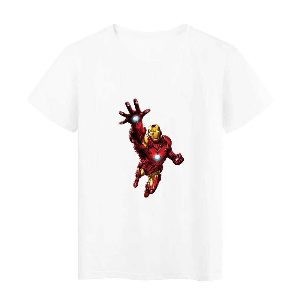 

Disney Super Hero Iron Man T-shirt Women Fashion Harajuku Oversize Marvel T Shirt Hipster Unisex Streetwear