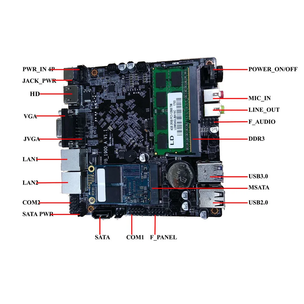 7*24 часа работы 2 * LAN мини ПК Intel i7 7500U i5 6200U i3 6100U DDR4 Pfsense маршрутизатор 2COM AES NI DP HDMI Linux
