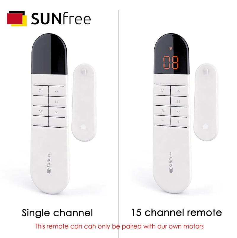 Трубчатый двигатель 38 мм для электрических жалюзи перезаряжаемый с литиевой