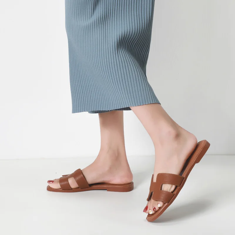 

New Brand Women Slippers Plus Size 34-43 Summer Beach Slides Women Sandals Shoes Fashion Casual Flip Flops Outdoor Flat Slippers