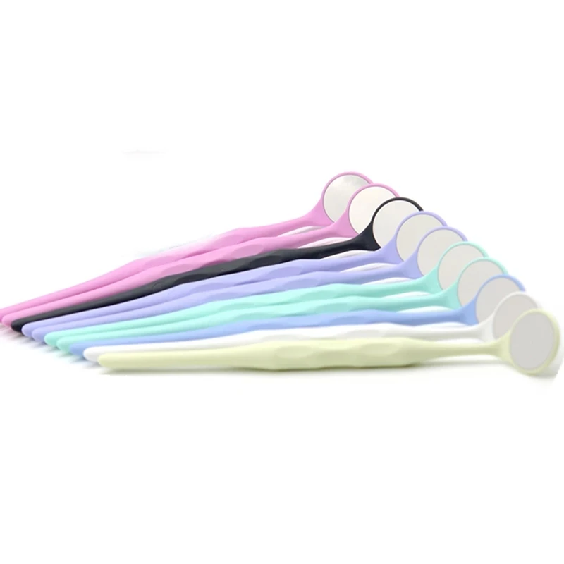 10pcs/box Dental Double Sided Mouth Mirrors Autoclavable Premium Front Surface Exam Reflector Oral Mirror Tooth Whitening Tools