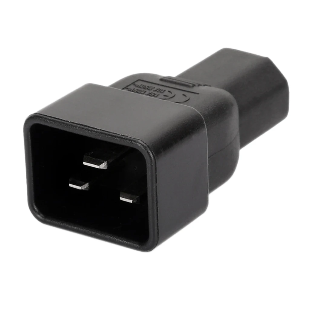 IEC 320 C20 3 контактный к C13 разъем питания конвертер адаптер|Аксессуары для батарей и