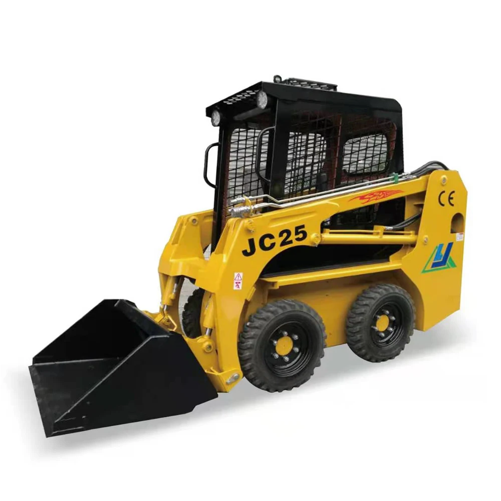 Многофункциональная гидравлическая джойстик маленький колесный мини-погрузчик