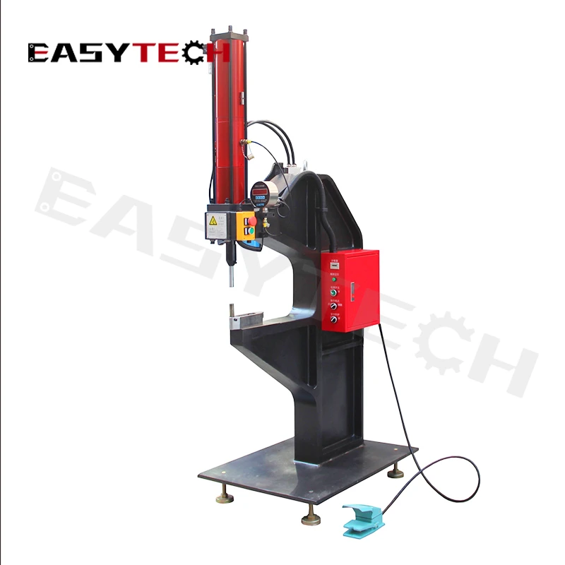 

ETJSTQ-16 Pneumatic press screw portable hydraulic pressing riveting machine