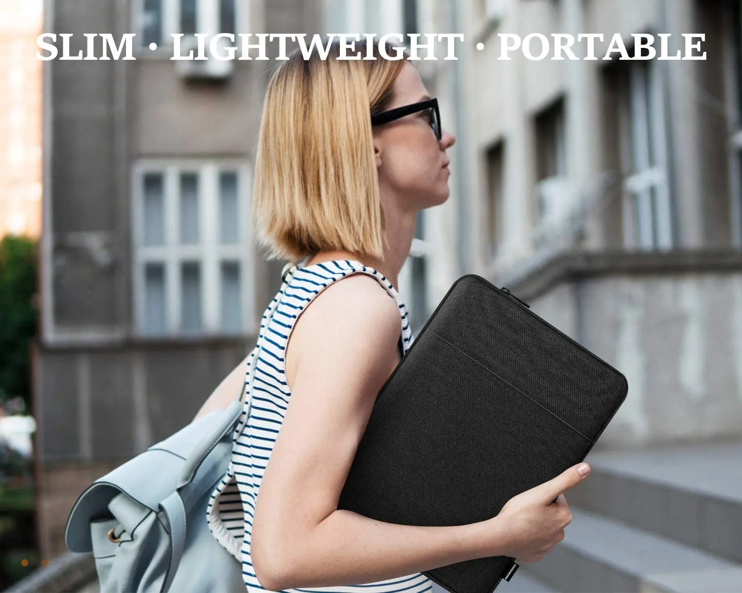 

Laptop Sleeve Bag 12.9 13 13.3 inch Notebook Handbag for Macbook Air Pro Case Cover Waterproof Side Carry Laptop Line Sleeve