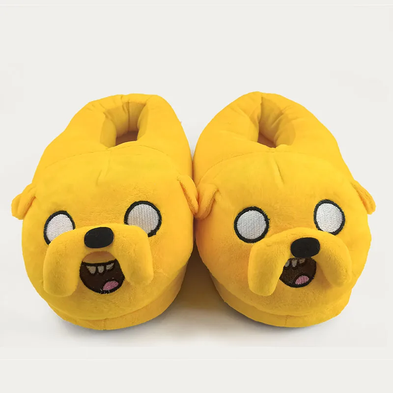 Jake 28 см; серия аниме; Плюшевые тапочки; Bulbasaur Charmander; зимняя теплая Домашняя обувь для взрослых - Цвет: Jake