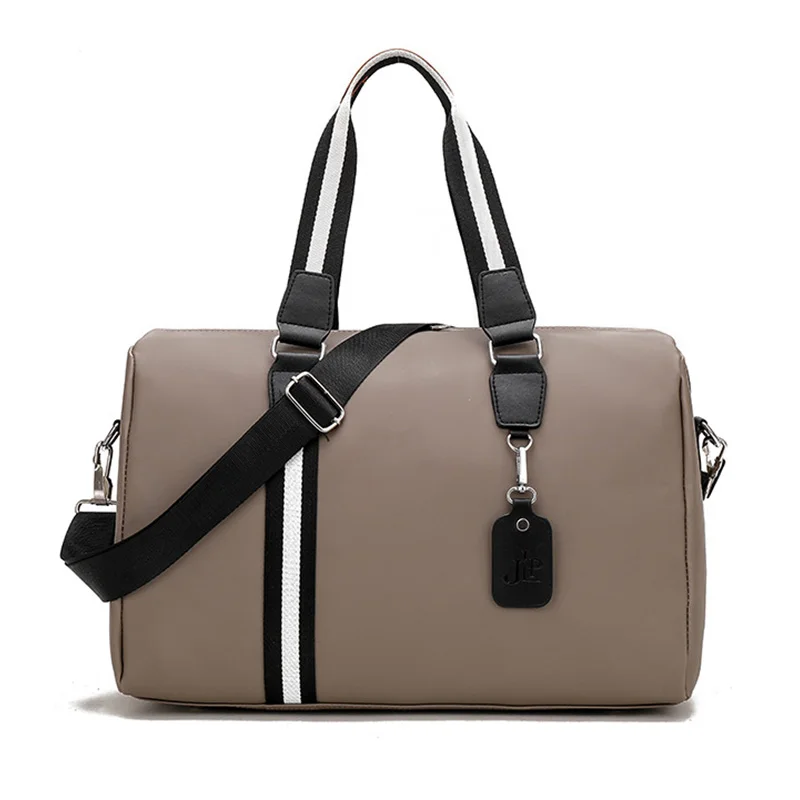 Gray Travel bag Большая вместительная нейлоновая дорожная сумка, Мужская водонепроницаемая сумка для ручной клади, многофункциональная женская сумка для путешествий, сумки для путешествий, упаковка кубиков, сумка-тоут - Цвет: Gray Travel bag